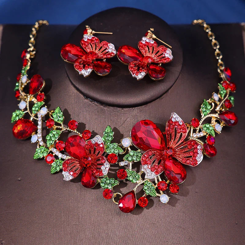 Celestia Floral Gem Necklace
