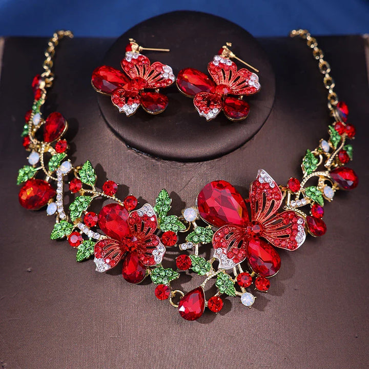 Celestia Floral Gem Necklace
