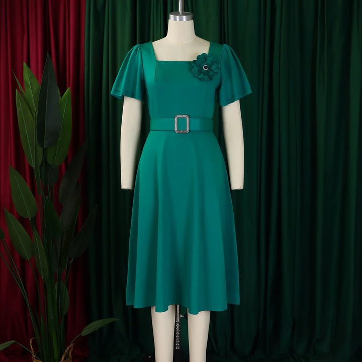Vana Grace Belted Dress