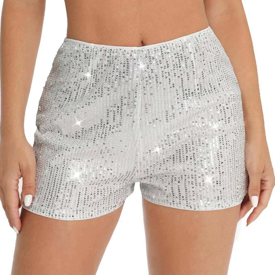 Veloura Sequin Sparkle Shorts