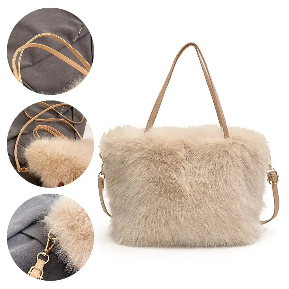 Maribel Soft Fur Shoulder Bag
