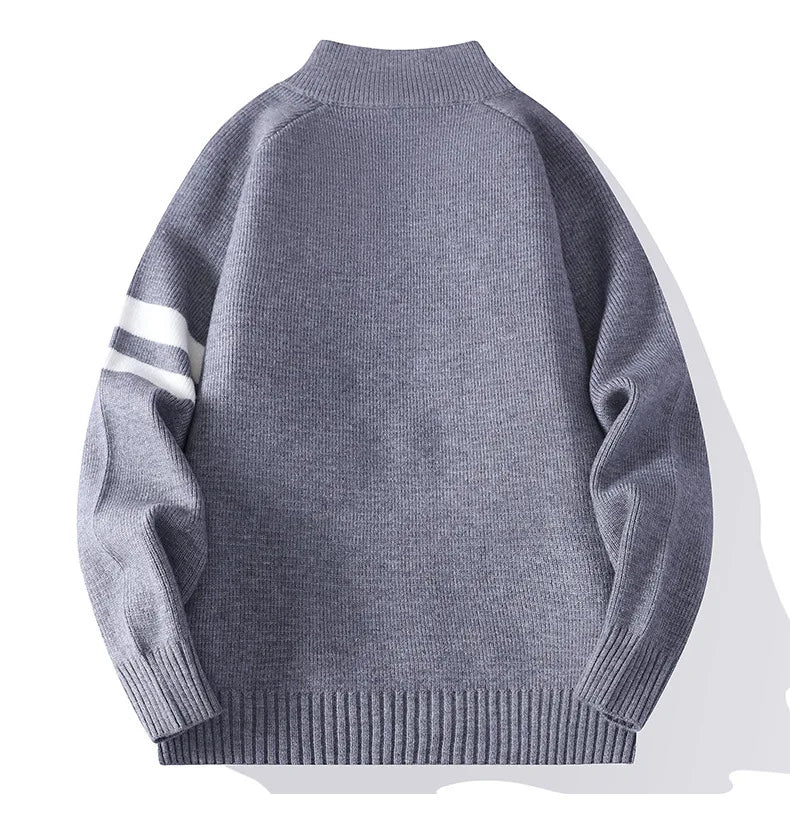 Miles Textured Zip Cardigan