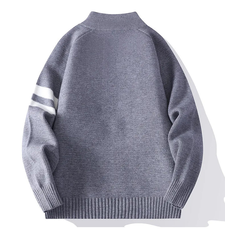 Miles Textured Zip Cardigan