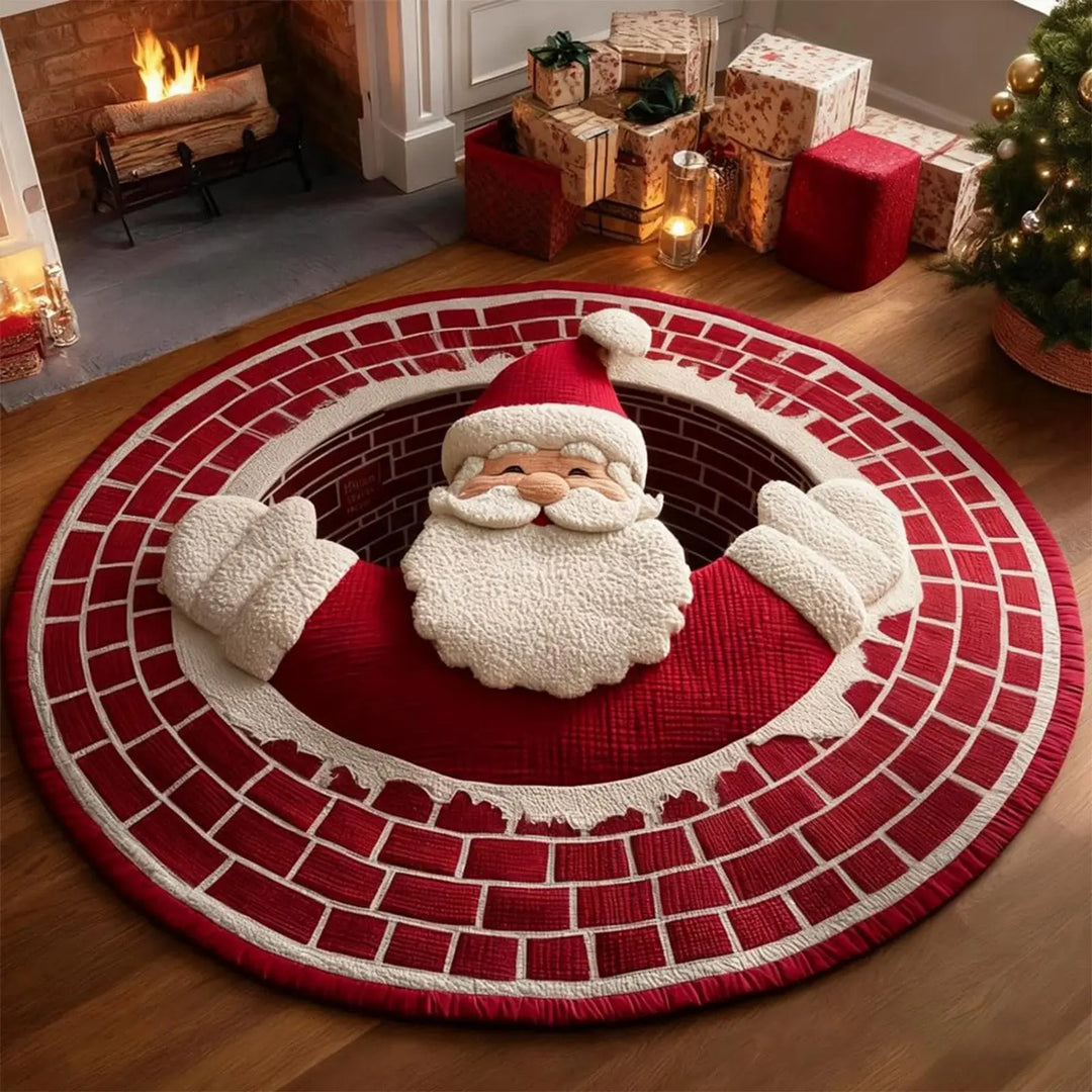 Santa Holiday Mat