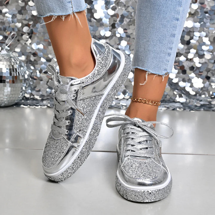 Stella Glitter Lace Sneakers