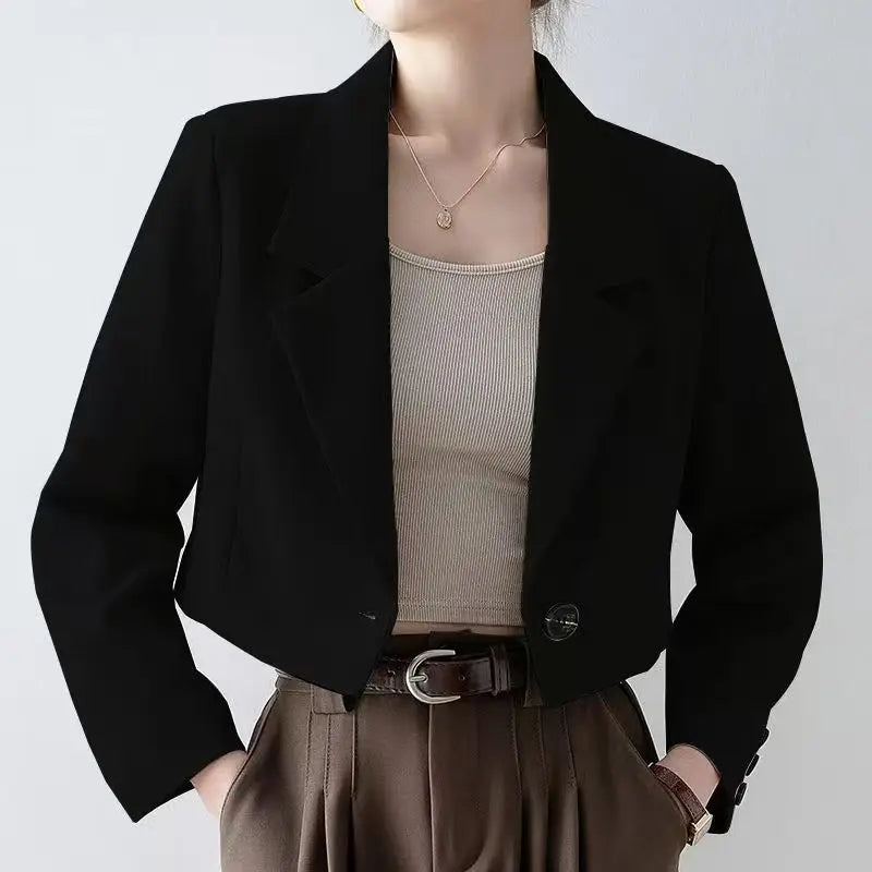 Elira Cropped Tailor Blazer