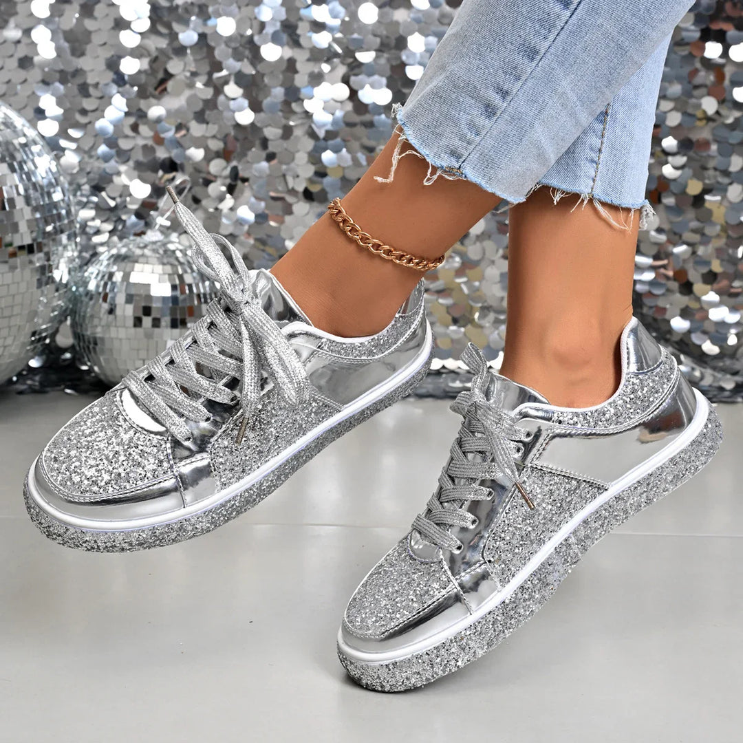Stella Glitter Lace Sneakers