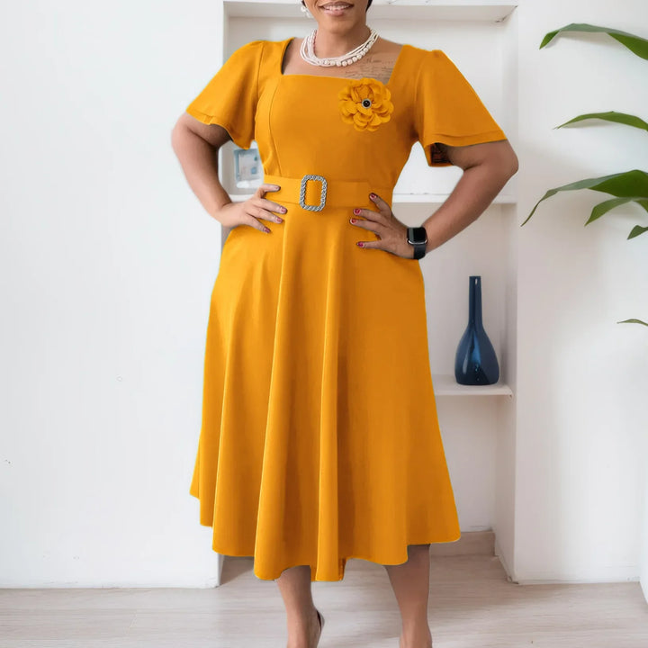 Vana Grace Belted Dress