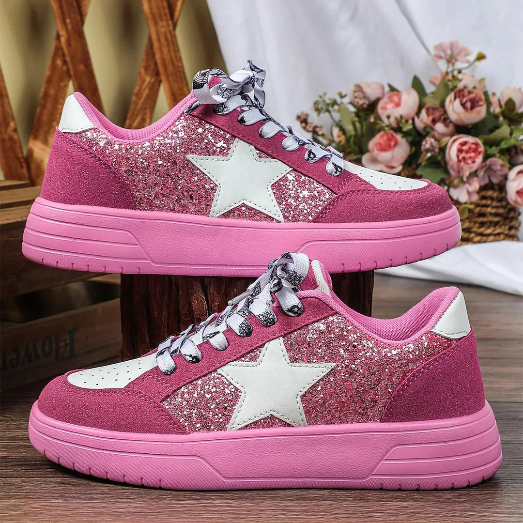 Rosie Star Glitter Sneakers