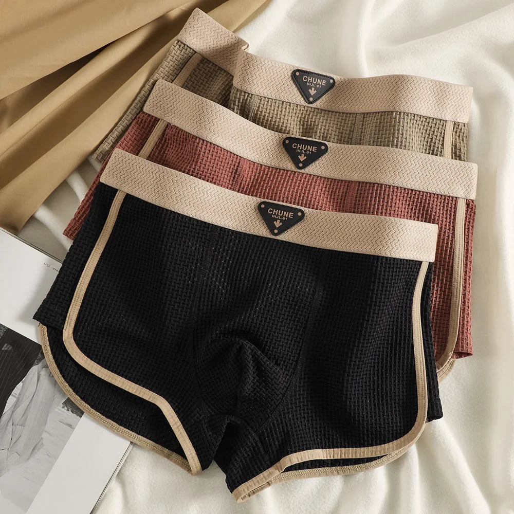 Asher Waffle Knit Boxer Set