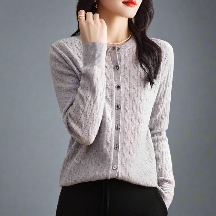 Marlen Button Knit Blazer