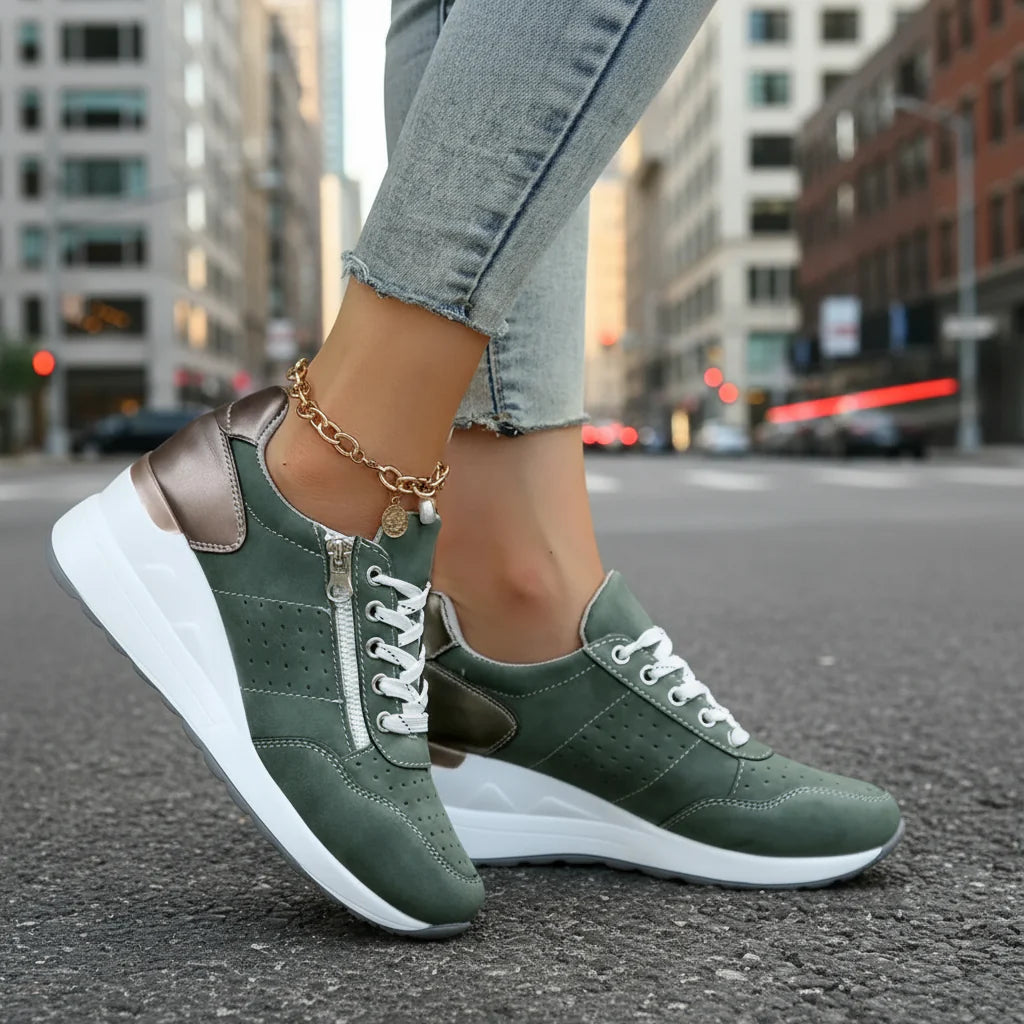 Elise Zip Street Sneakers
