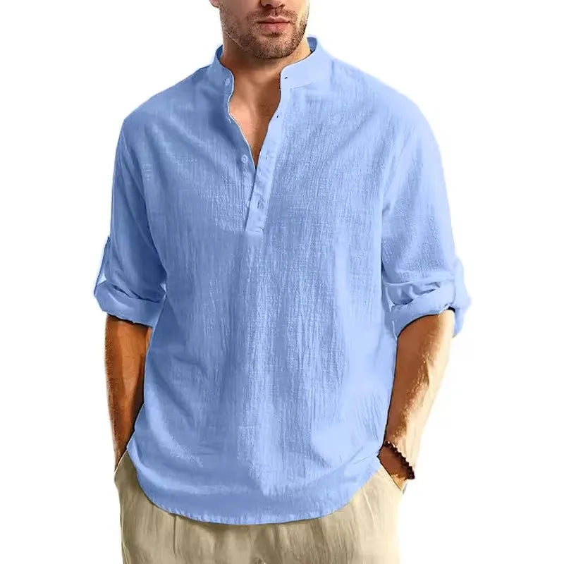 Cameron Linen Full sleeve Tshirt