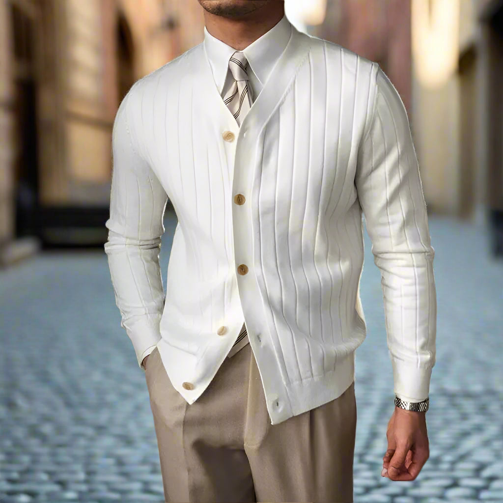 Bruce Tailored Knit Cardigan