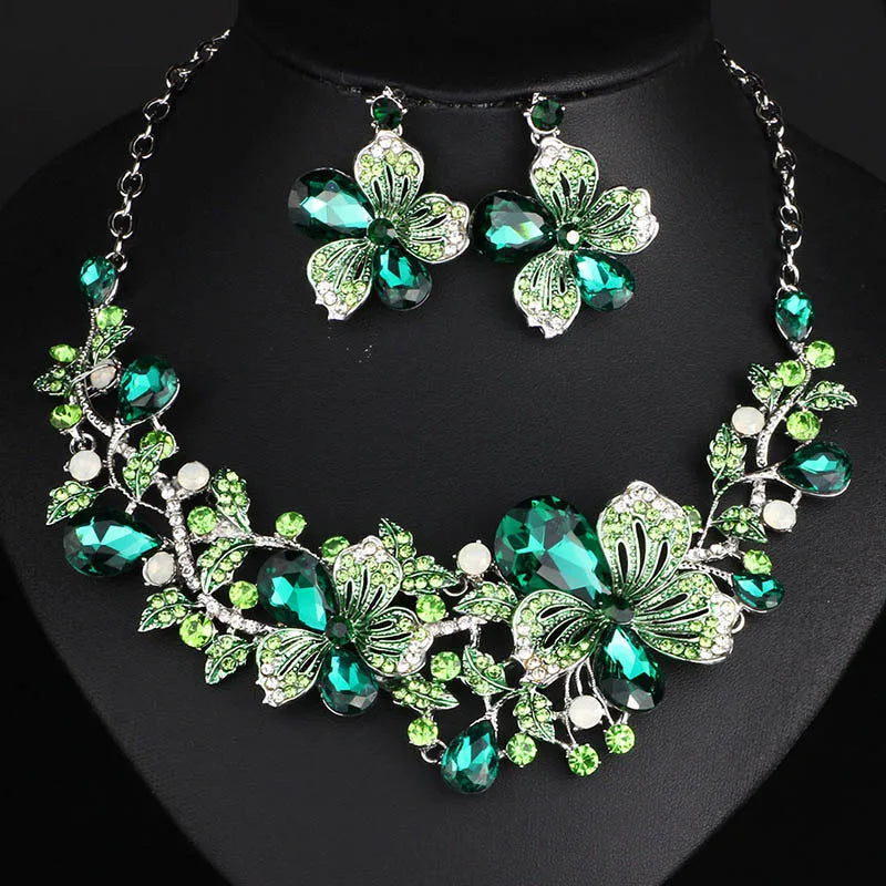 Celestia Floral Gem Necklace