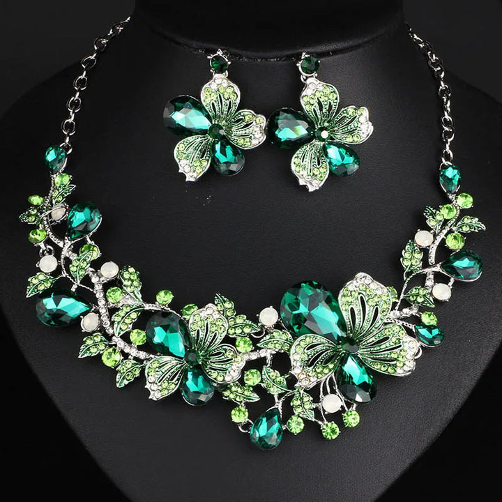Celestia Floral Gem Necklace