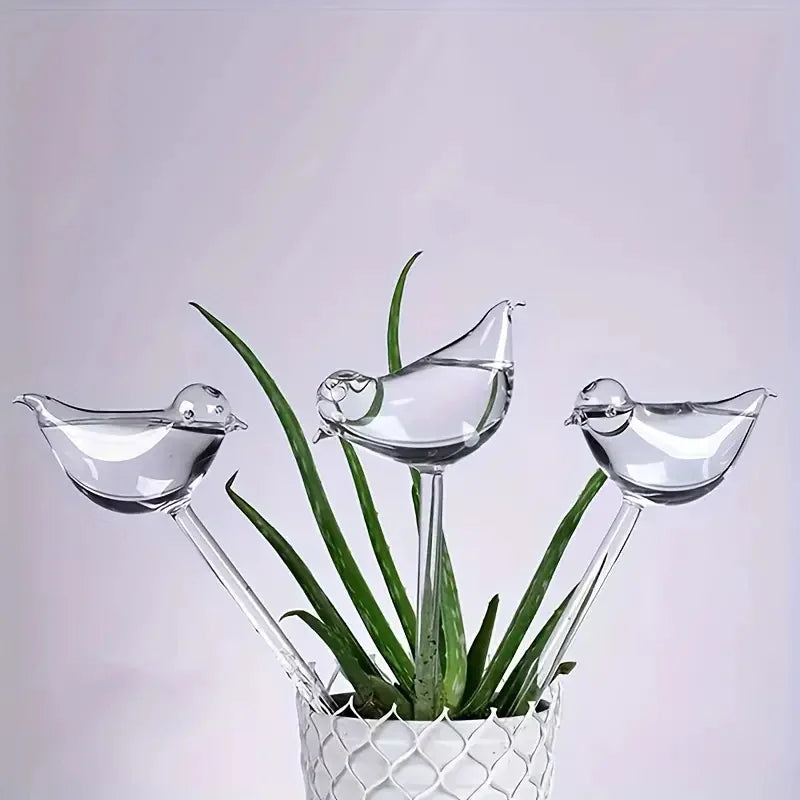 Liora Glass Watering Birds