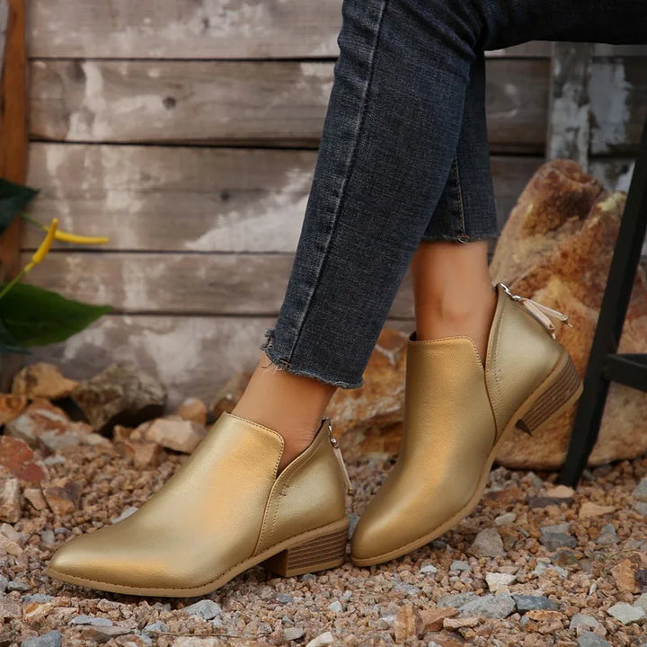 Elise Minimal Ankle Boots