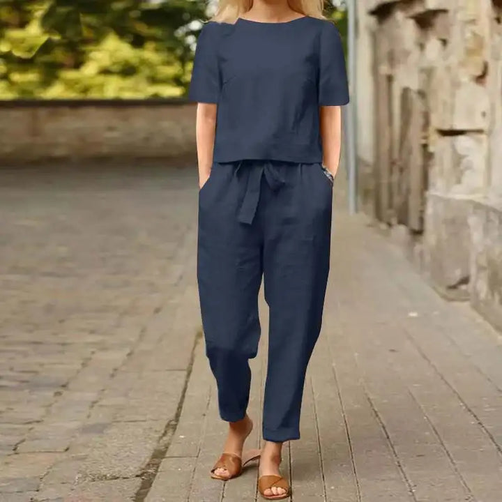 Elvara Linen Suit Set