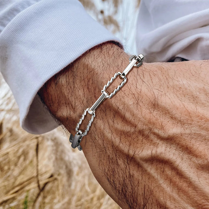 Weston Sterling Link Bracelet