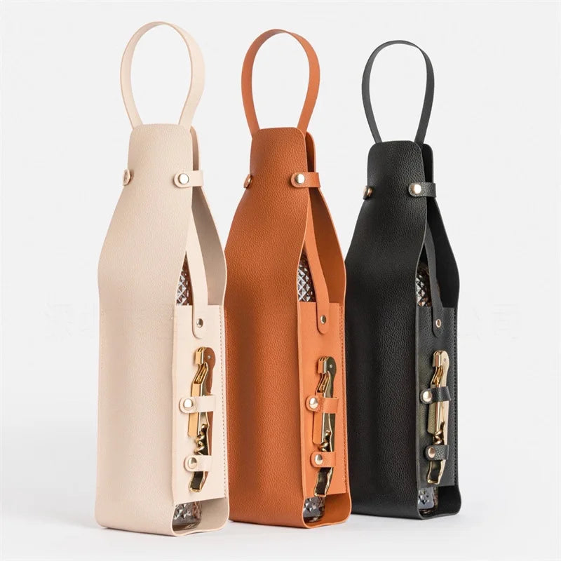 Vintis Leather Bottle Carrier