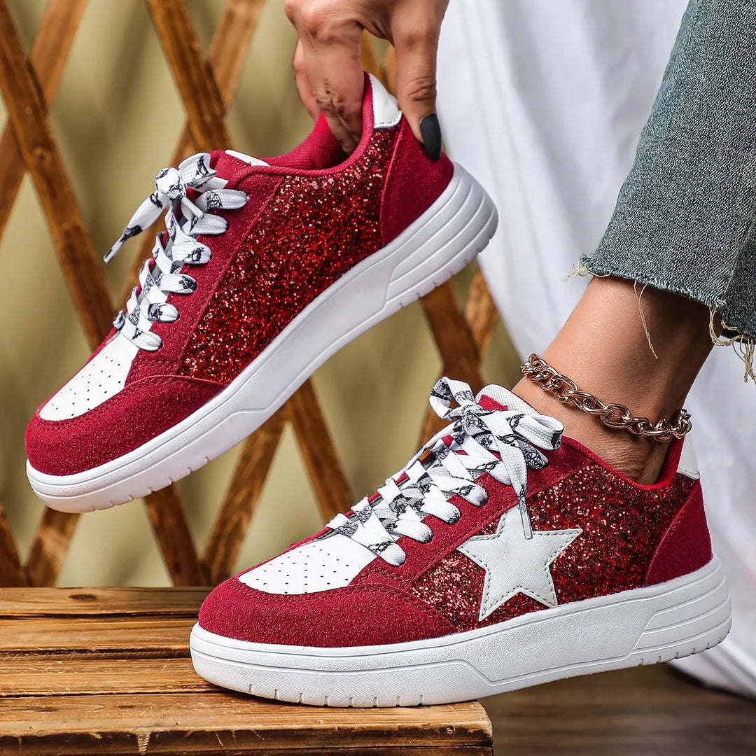Rosie Star Glitter Sneakers