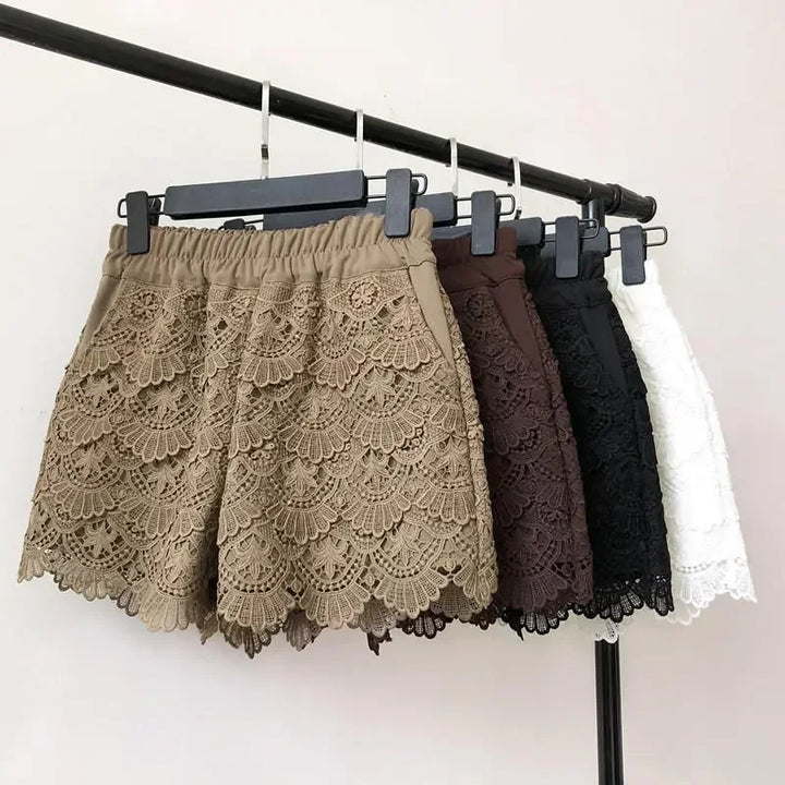 Coralie Floral Lace Shorts