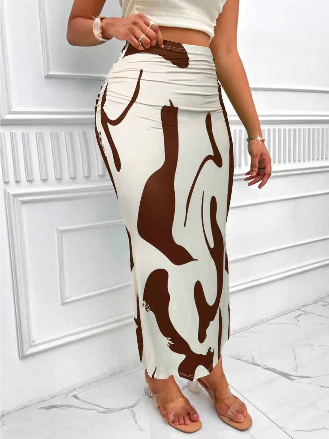 Marixa High-Waist Maxi Skirt