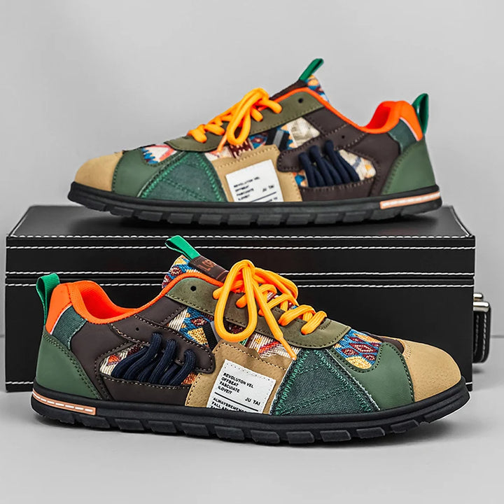 Axiom Patchwork Low Sneakers