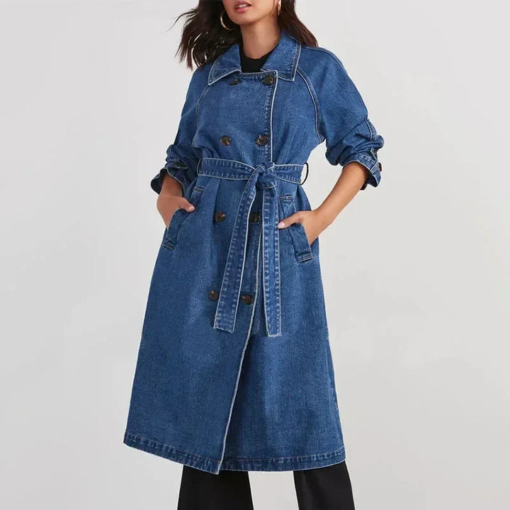 Rivera Denim Trench Coat