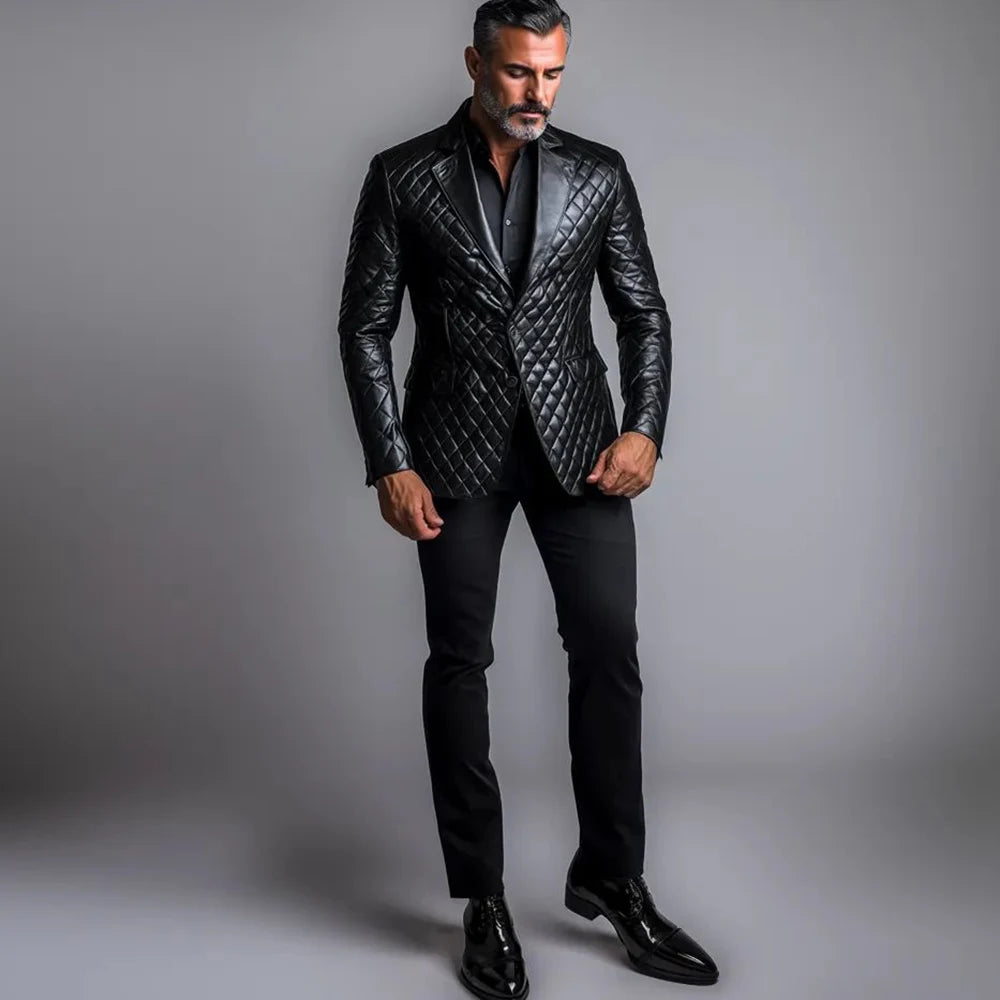 Morpheus Leather Blazer