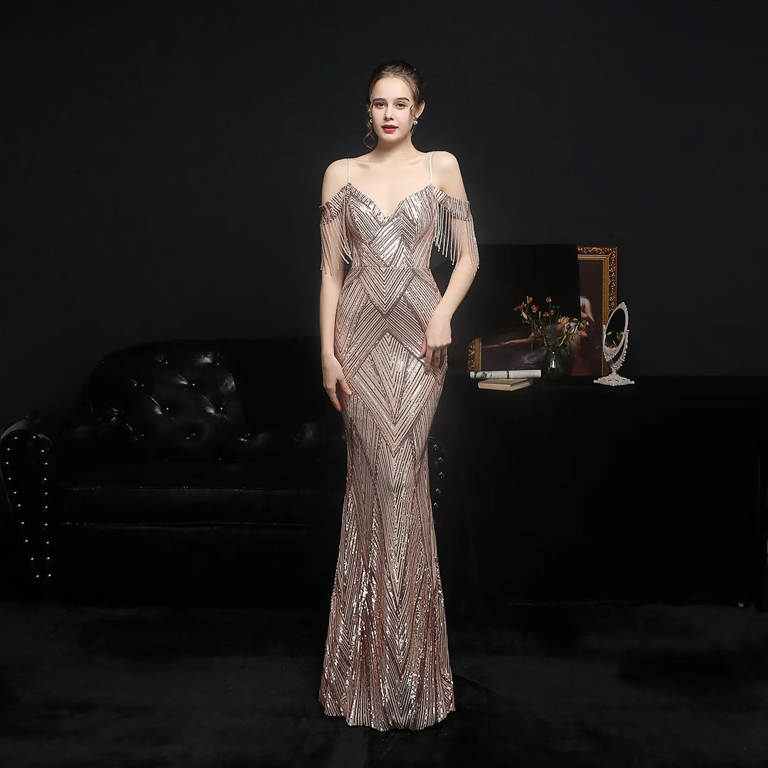 Natalia Off Shoulder Prom Dress