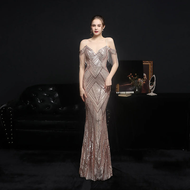 Natalia Off Shoulder Prom Dress