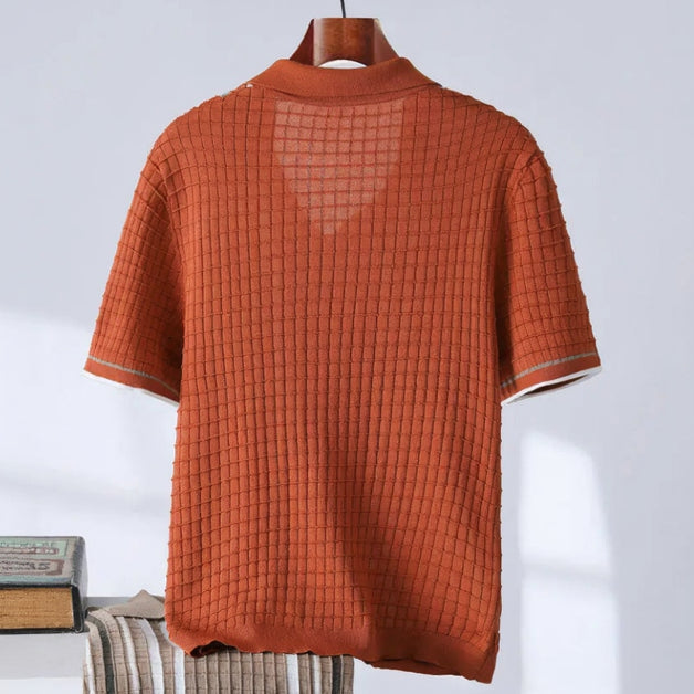 Elsworth Waffle Polo Shirt