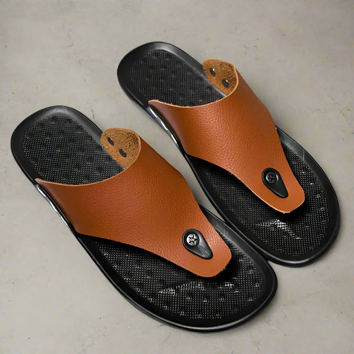 Bruce Leather Sandals