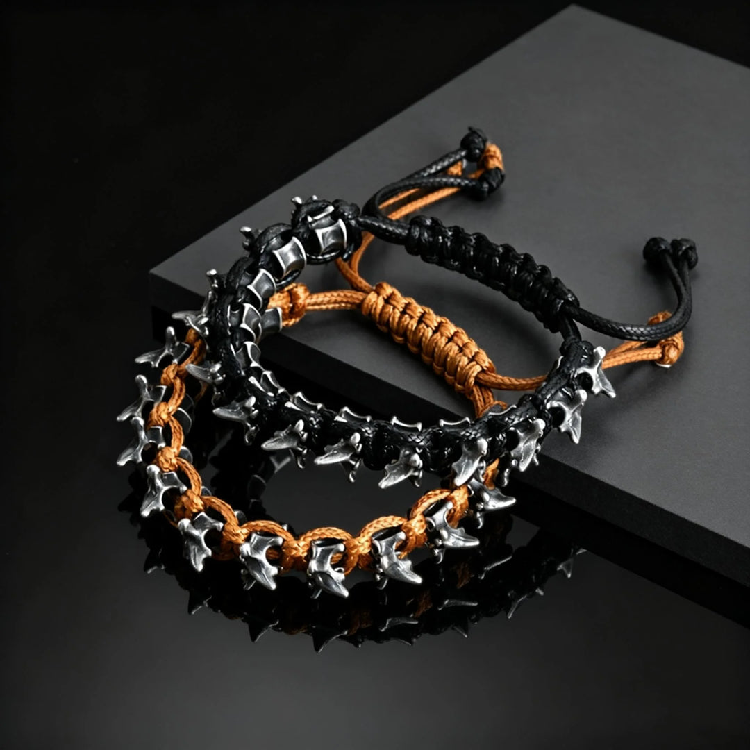 Remington Braided Spike Bracelet