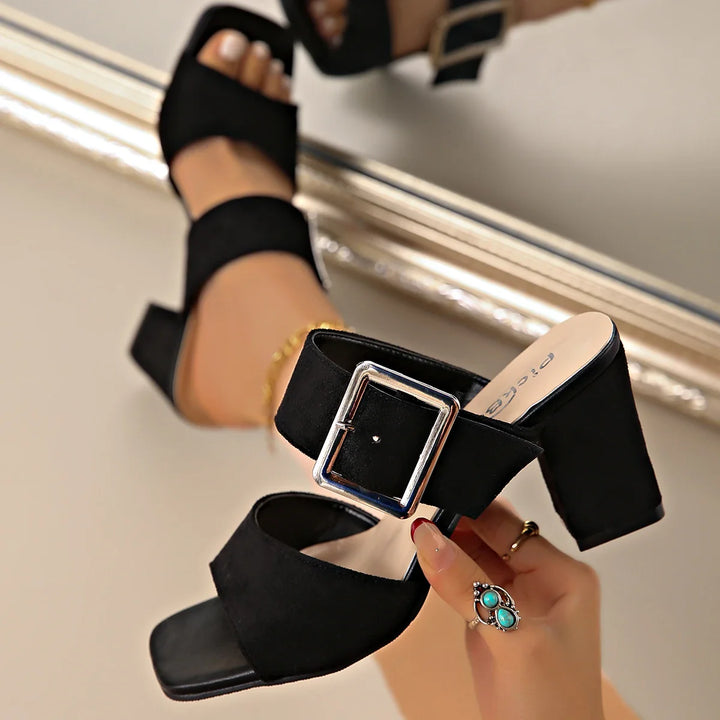 Paloma Buckle Heels