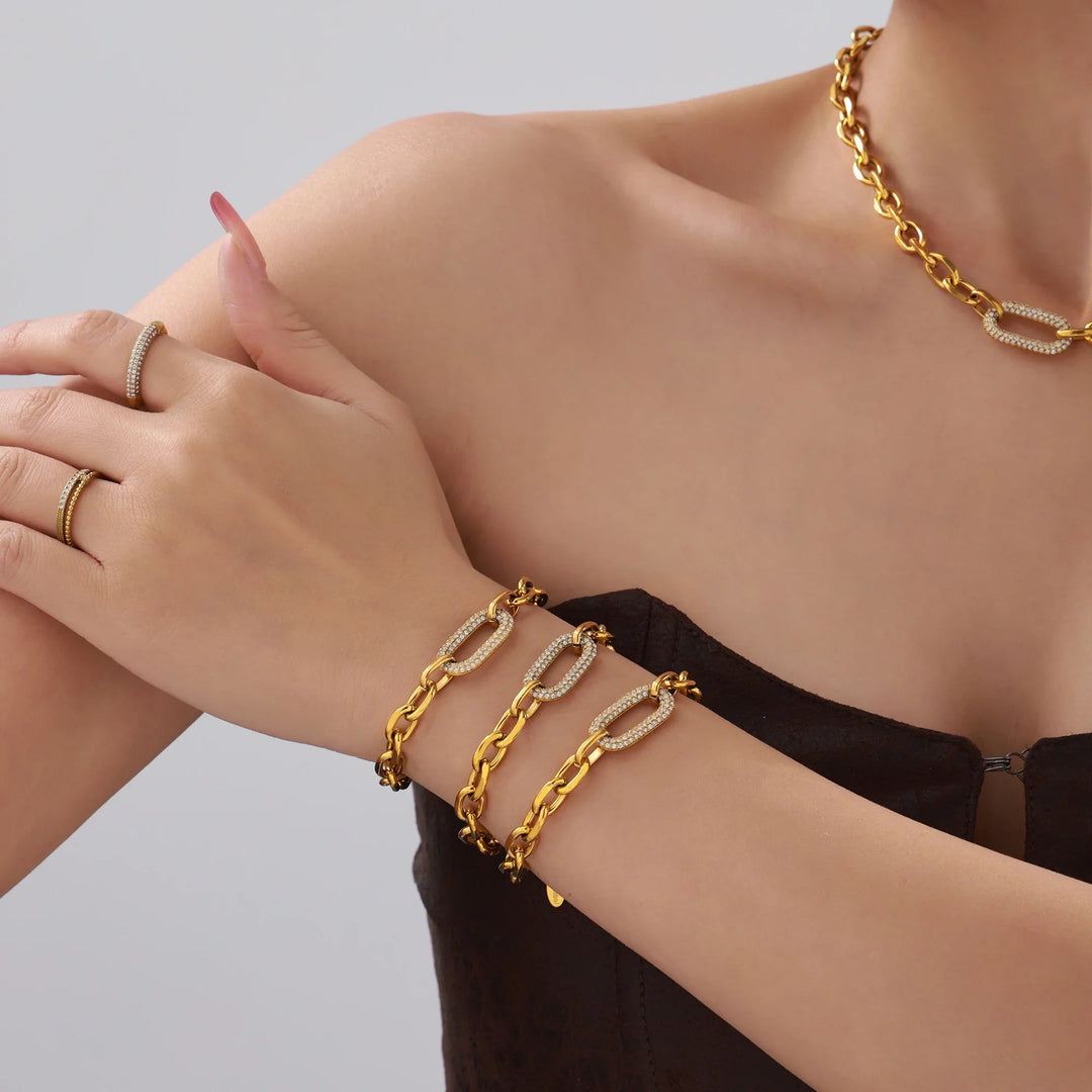 Tavine Diamond Link Bracelet