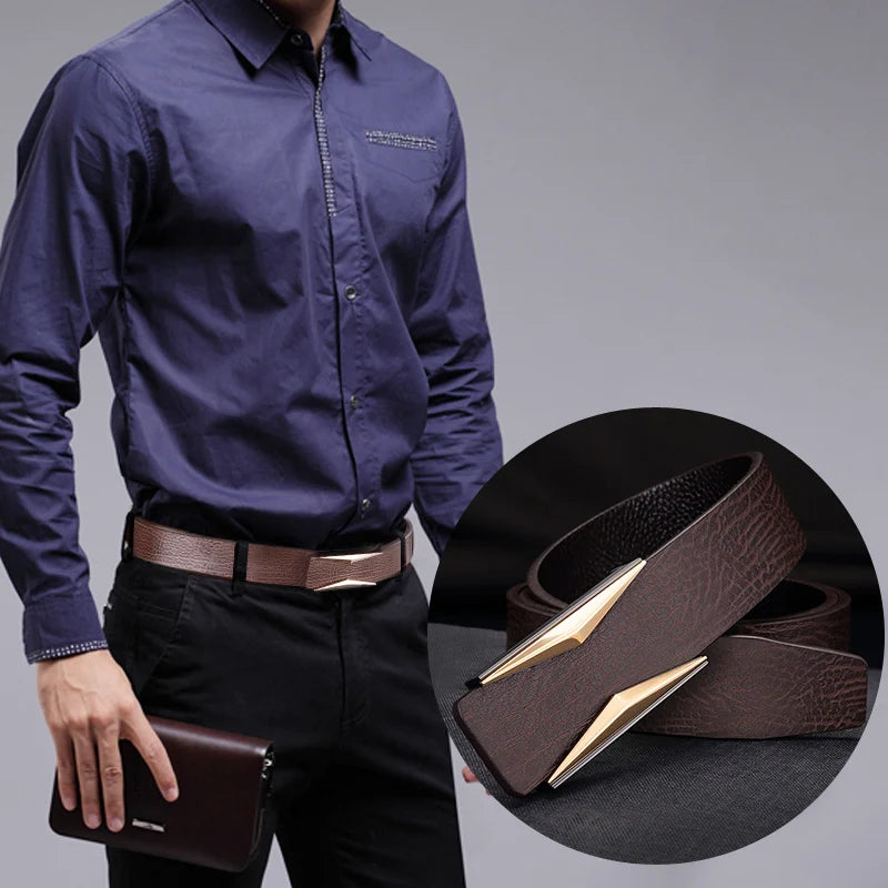 Leonard Classic Leather Belt