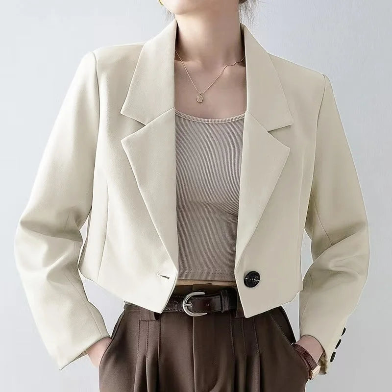 Elira Cropped Tailor Blazer
