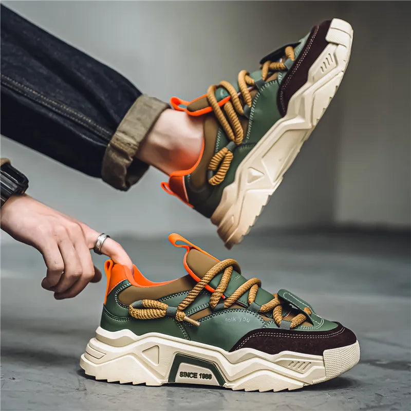 Calden Mesh Overlay Sneakers