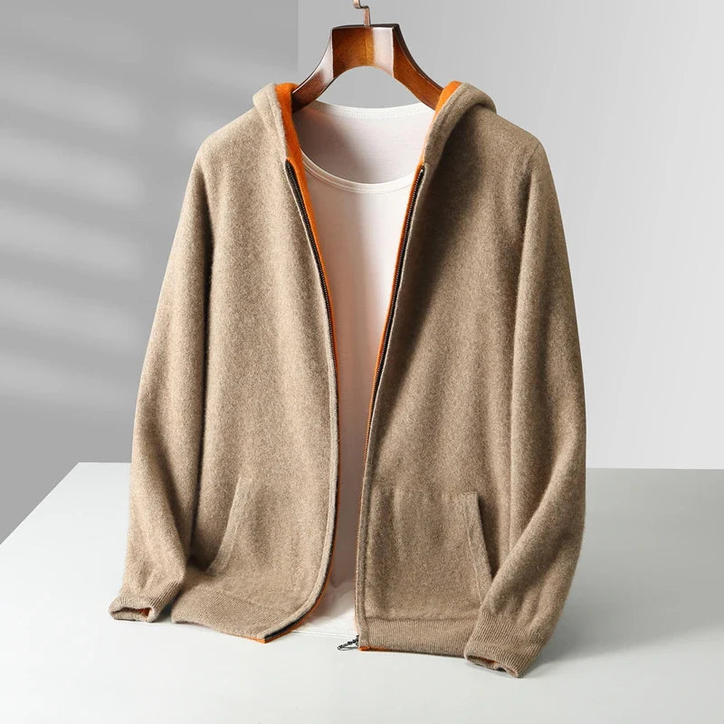 Cassiel Cashmere Zip Hoodie