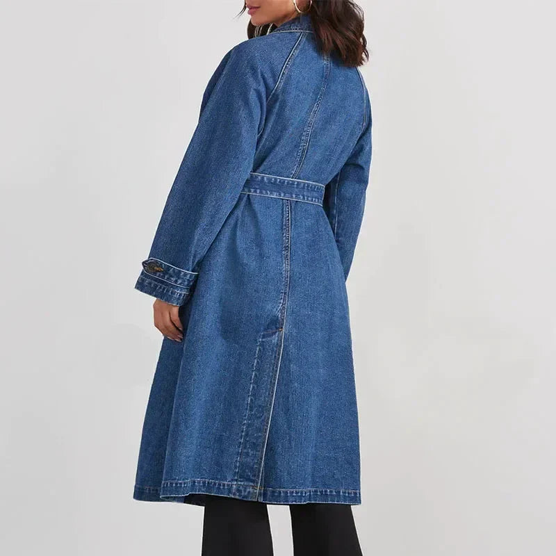 Rivera Denim Trench Coat
