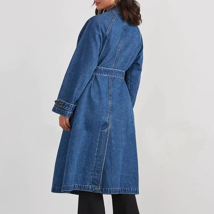 Rivera Denim Trench Coat