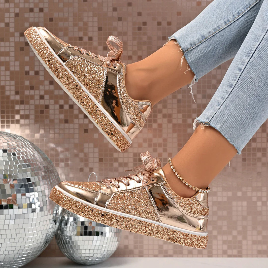 Stella Glitter Lace Sneakers