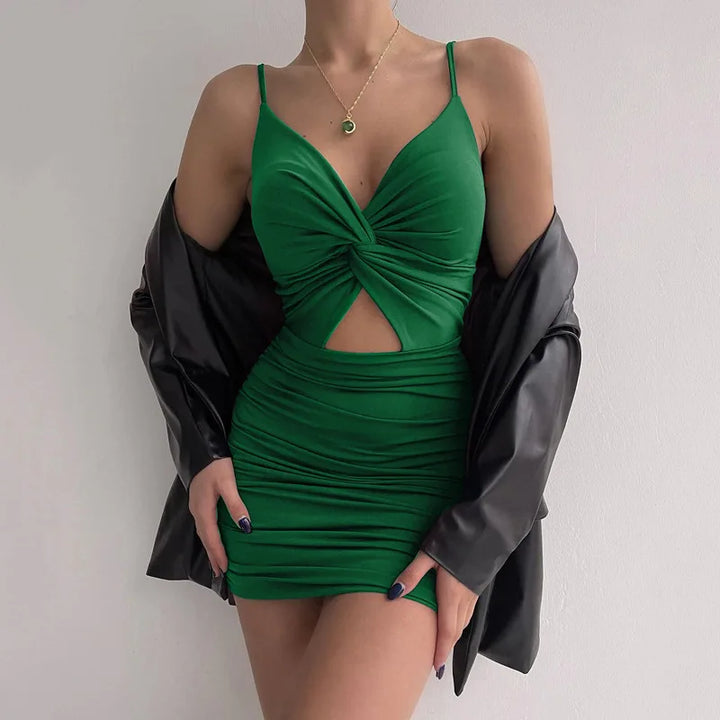 Nerisa Twist Front Dress