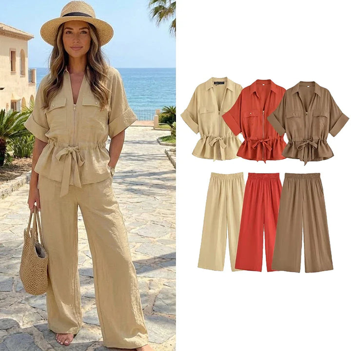 Isabella Casual Linen Set