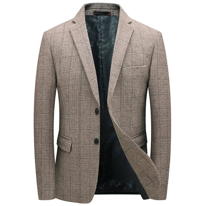 Calviro Plaid wool Coat
