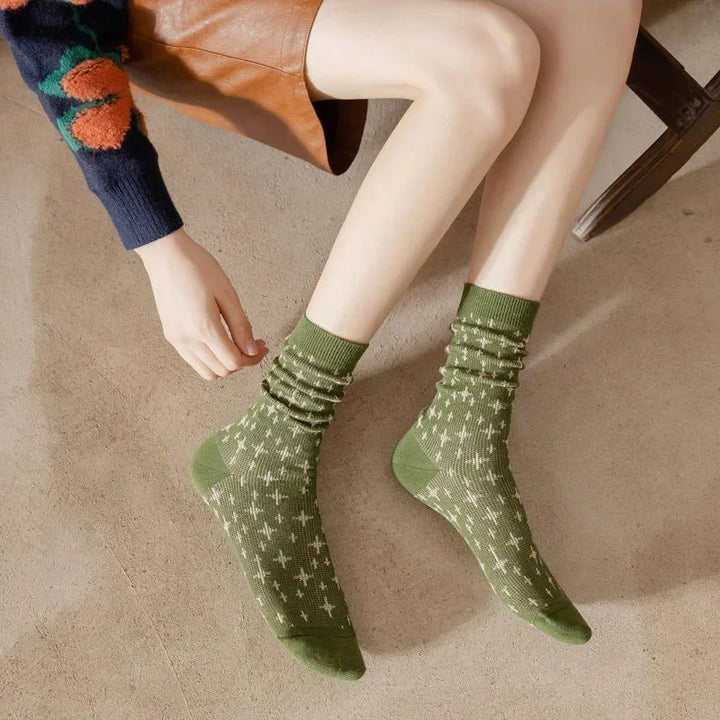 Olive Bloom Socks