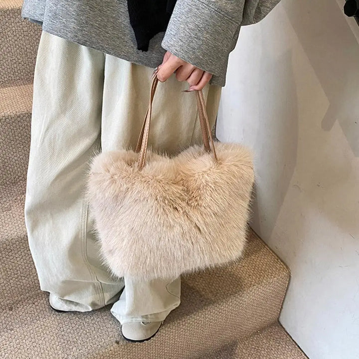 Maribel Soft Fur Shoulder Bag